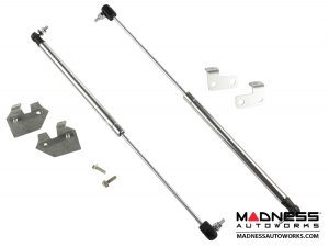 FIAT 500 Hood Lift Kit - Polished